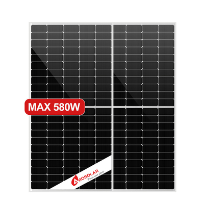 Painéis solares monocristalinos de 210 mm tipo N 560W 570W 580W para sistema de energia solar