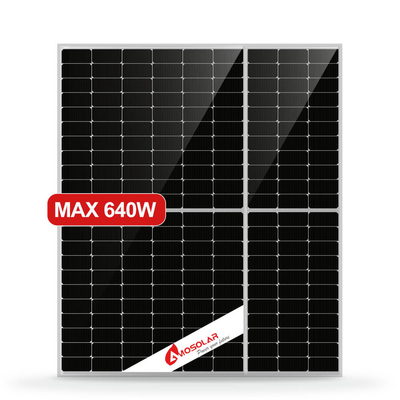 Painéis solares monocristalinos amosolares de 210 mmx210 mm com módulo fotovoltaico de grau A de tamanho de célula N-TIPE