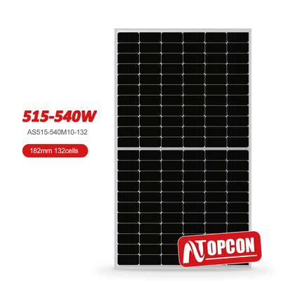 Modulos fotovoltaicos solares mono de 182 mm para eletricidade doméstica 132 6*22 Células Sistema de energia solar