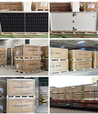 Modulos fotovoltaicos JA 435W 445W 455W 450W 460W Painéis solares monocristalinos para uso residencial