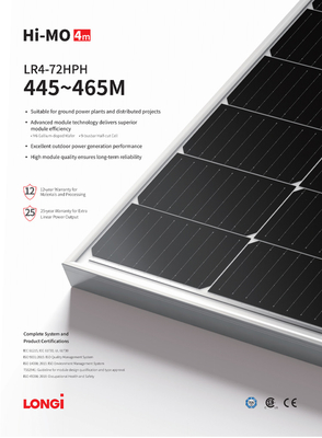 Caixa de junção IP68 Longi Trina JA Jinko 600W 550W 450W 660W 700W Painel solar com 25