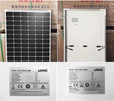 Longi HiMO 7 painel solar de vidro duplo 610w 620w 585W 595W 605W para sistema de energia solar