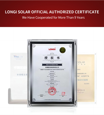 Longi HiMO 7 painel solar de vidro duplo 610w 620w 585W 595W 605W para sistema de energia solar