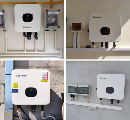 Growatt 7Kw 8Kw 10Kw On Grid Inverter Fase 3 Mppt Sistema Solar 10Kw Inverter Solar para Casa
