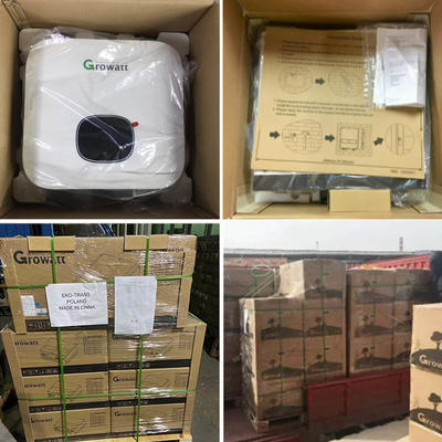 Instalação em terra Growatt Mod 10KTL3-X 10KW On Grid Tie 3 Fase Inverter Solar com MPPT