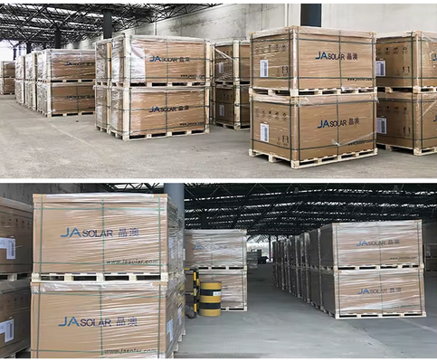 Canadian JA Solar 550ww Half Cell Mono Modules 560w 570w 580w 590w Potência de saída superior