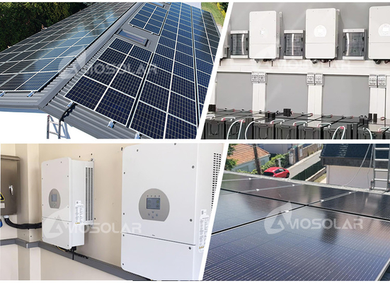 Deye 6K-SG04LP1-AU Inversor solar de fase única com bateria Potência máxima de matriz fotovoltaica 6500 Wp