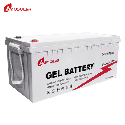 A taxa de descarga 1c 12V/24V/36V/48V Bateria de gel para armazenamento de energia solar da Amosolar