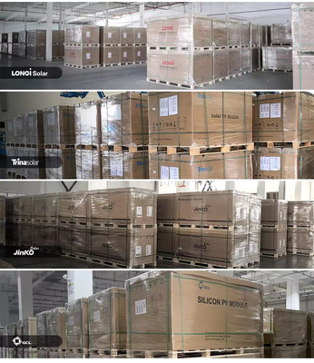 N-Type 550w 700w 630w 610w 585ww 620w 580w 500w Painel Solar Bifacial para Jinko de Sistema Completo