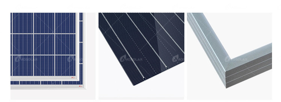 Caixa de junção dividida 24v 330w 340w 350w 400w Painel solar fotovoltaico para sistema de eletricidade doméstica PERC