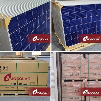 Caixa de junção dividida 24v 330w 340w 350w 400w Painel solar fotovoltaico para sistema de eletricidade doméstica PERC