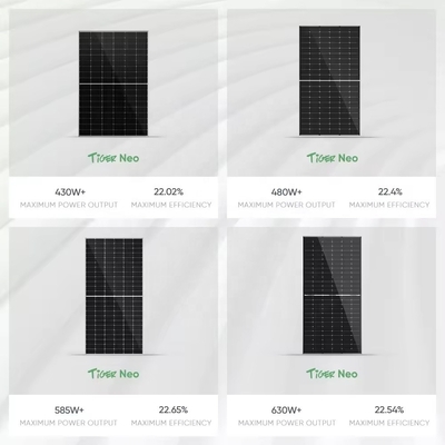 22% Eficiência do painel 144 Células Painel solar tipo N para caixa de junção do sistema de energia solar