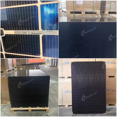 JA Solar painel solar de dois lados 455w O melhor módulo fotovoltaico para instalações solares domésticas