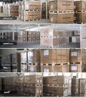 JA Solar painel solar de dois lados 455w O melhor módulo fotovoltaico para instalações solares domésticas