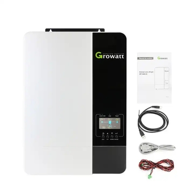 Growatt 2024 SPF 5000 ES 5KW 3KW Inverter híbrido de fase única Tipo de saída de três fases