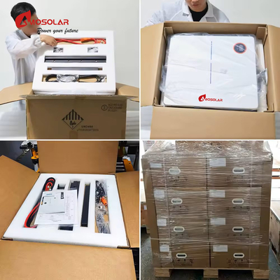 Eletrodomésticos 48V 100Ah 200Ah 5Kwh 10Kwh Bateria recarregável Lifepo4 movida a energia solar