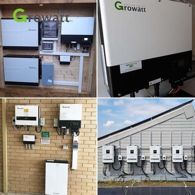 Inverter híbrido de 5.5 kW com controlador WIFI MPPT e bateria de lítio
