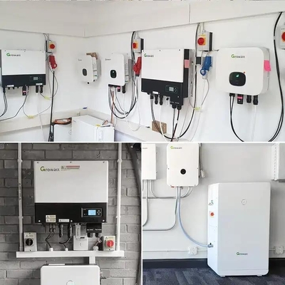 Sistema de energia solar para casa Growatt 6000 ES Plus Off Grid Inverter solar 6kw Sistema híbrido