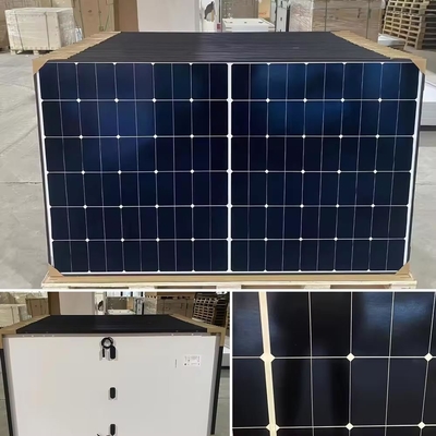 Longi 585W 570W painel solar gerador de energia todos os painéis pretos para sistema de energia solar