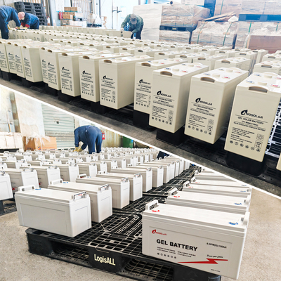 3000 Ciclo de vida Cíclo profundo 12V Bateria recarregável Agm Gel Longa vida para armazenamento de energia