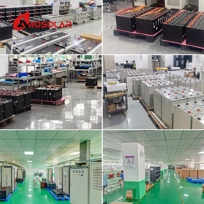 Temperatura normal LiFePO4 Bateria montada em rack 6000 ciclos profundos 51.2V 100Ah com 10