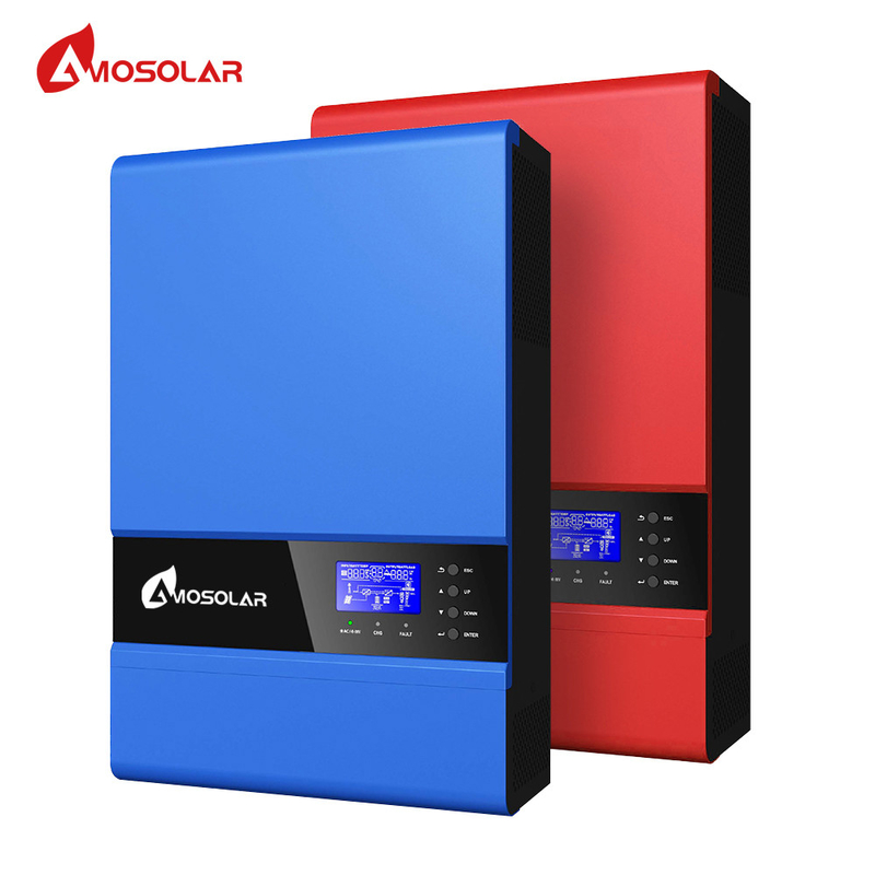 Inverter solar híbrido de 5 kW 10 kW 48 V com controlador MPPT e certificação CE/RHOS/IEC