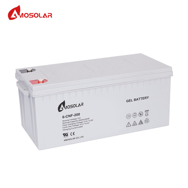 GEL Bateria de chumbo-ácido 12v 24v 200ah 100ah 50ah 200ah Ciclo profundo para armazenamento de energia solar