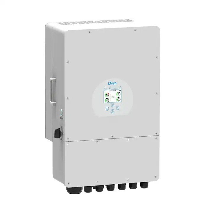 Inversor híbrido Deye de 10kw de três fases para sistema de eletricidade híbrida solar 380v