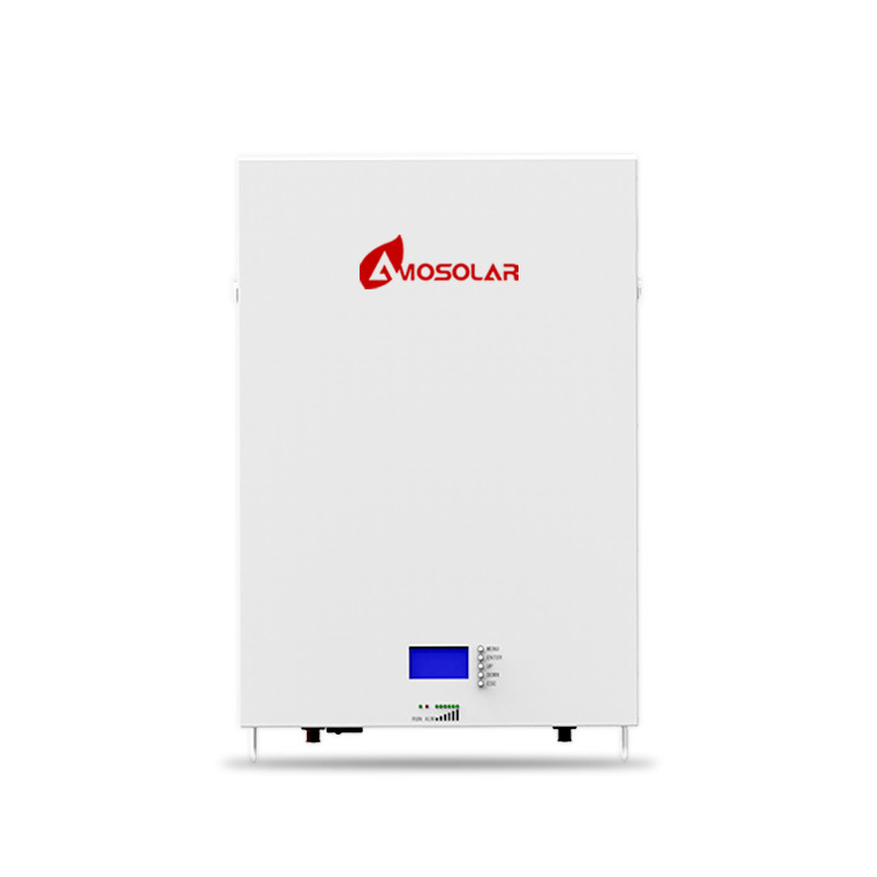 Amosolar 10kwh 5kwh 48v 100ah 200ah Bateria solar de lítio para armazenamento à temperatura ambiente