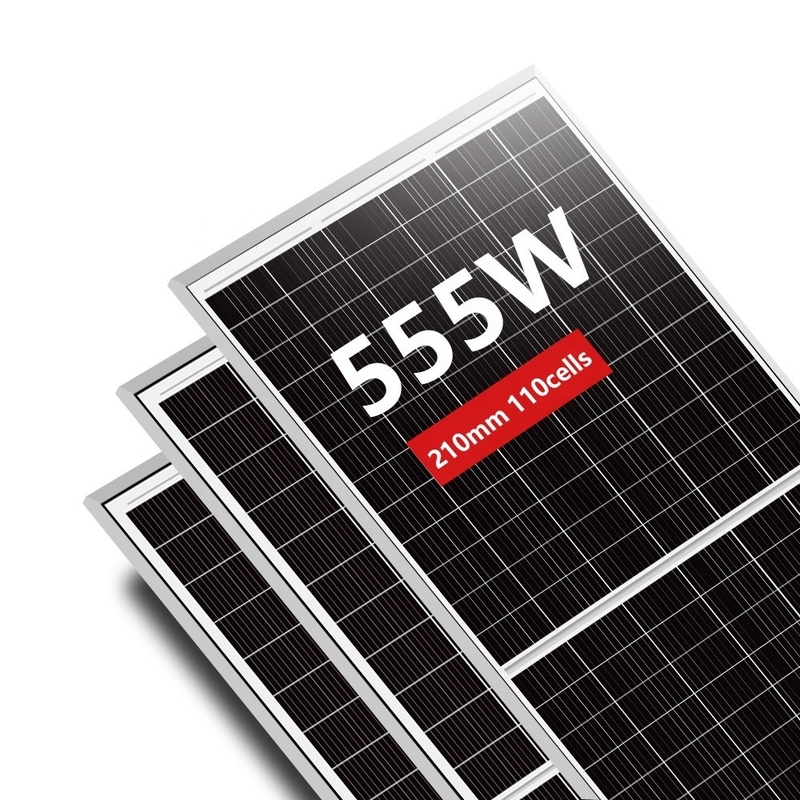 Amosolar Mono 535w-555w painéis solares com 182mm PERC Half Cells aceitando pedidos OEM