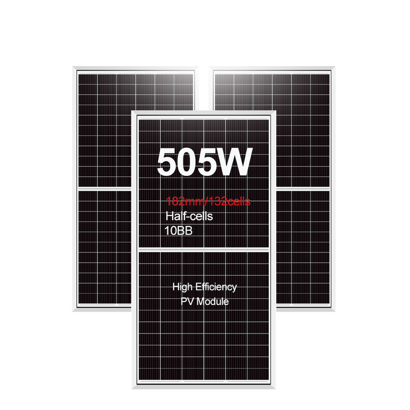 Painel solar de 500W 505W 495W 500W módulos fotovoltaicos com 21,25% de eficiência e CE aprovado