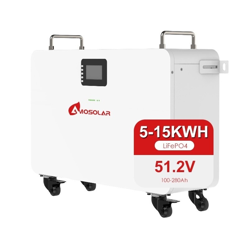 51.2V 10kWh 15kWh Lifepo4 Bateria acessível para fonte de energia solar móvel personalizada
