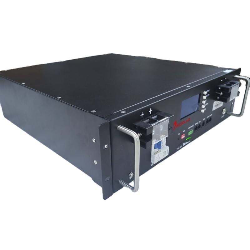 Bateria LiFePO4 segura e durável de 48V/51.2V 100ah 200ah para aplicações de rackmount