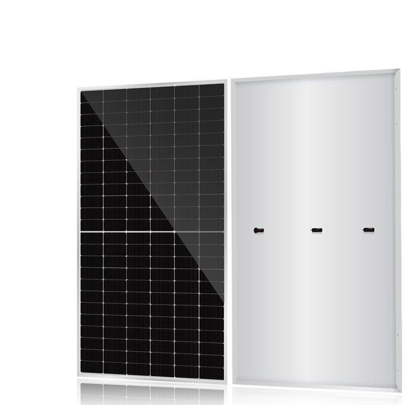 Painéis solares de tipo N de meia célula mono 550w 575W 580W 590W para telhado e caixa de junção IP68