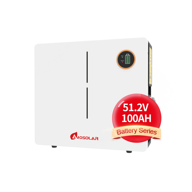 Baterias solares de iões de lítio de alta capacidade de 48 V LiFePO4 para sistema solar 5KWH 10KWH 15KWH