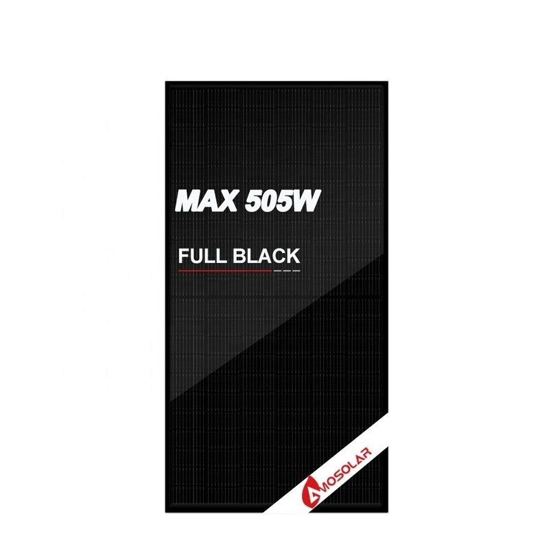 460W 480W 500W 550W 580W 650W Painéis solares totalmente pretos com certificado CE TUV INMETRO ETL