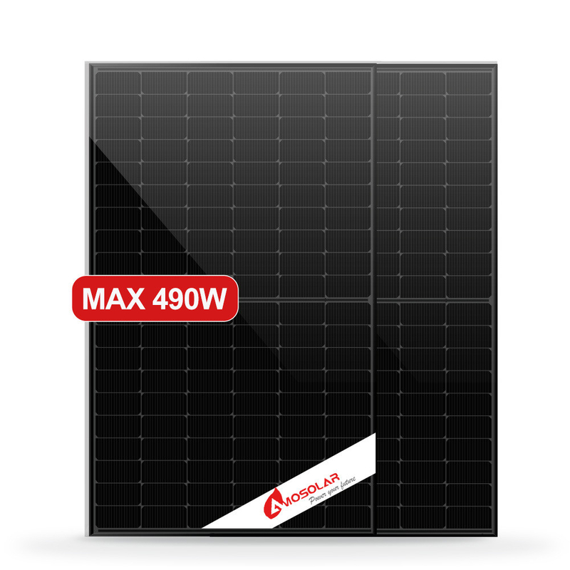 Quadro de liga de alumínio anodizado 182mmx182mm 120 Células Meia Célula Mono N