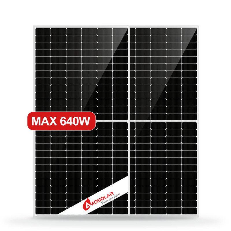 Painéis solares TOPCON monocristalinos tipo N 610W 620W 630W 640W para sistema de energia solar