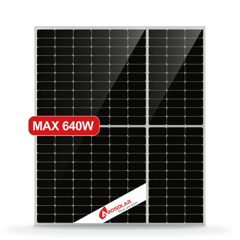 Painéis solares monocristalinos amosolares de 210 mmx210 mm com módulo fotovoltaico de grau A de tamanho de célula N-TIPE