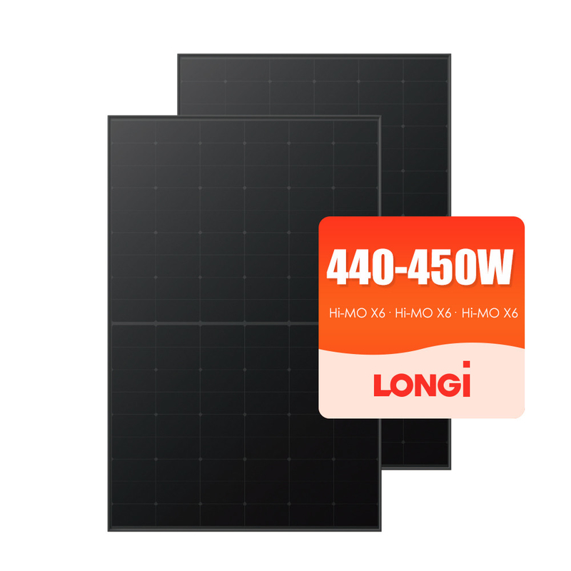 Caixa de junção IP68 Longi N-Type LR5-72HPH 450w 600w Mono Solar Panel para Sistema Solar