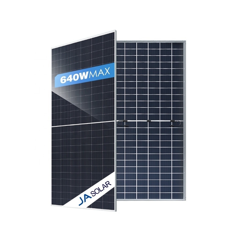 CE TUV IEC Certificado Painel Solar Full Black Bifacial 620W N-Type Monocristalino JA