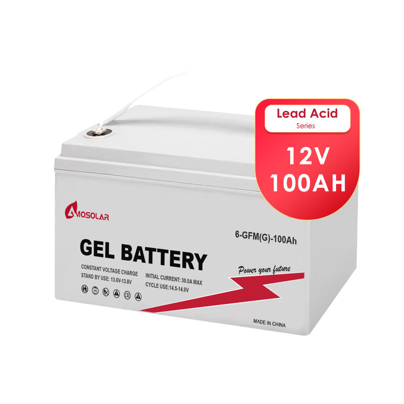 12V 200Ah 100Ah GEL Bateria de chumbo-ácido para armazenamento de energia solar 400Ah 300Ah AGM Bateria