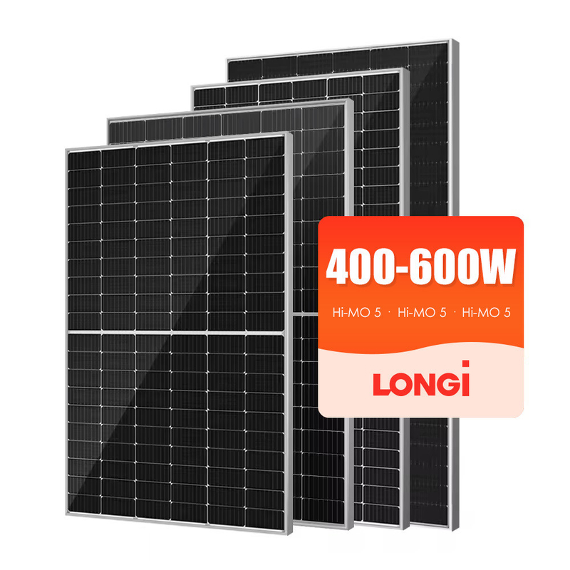 Longi 580W 585W 590W Painel Solar Sistema de Energia Portátil Com Célula Solar HJT Grau A