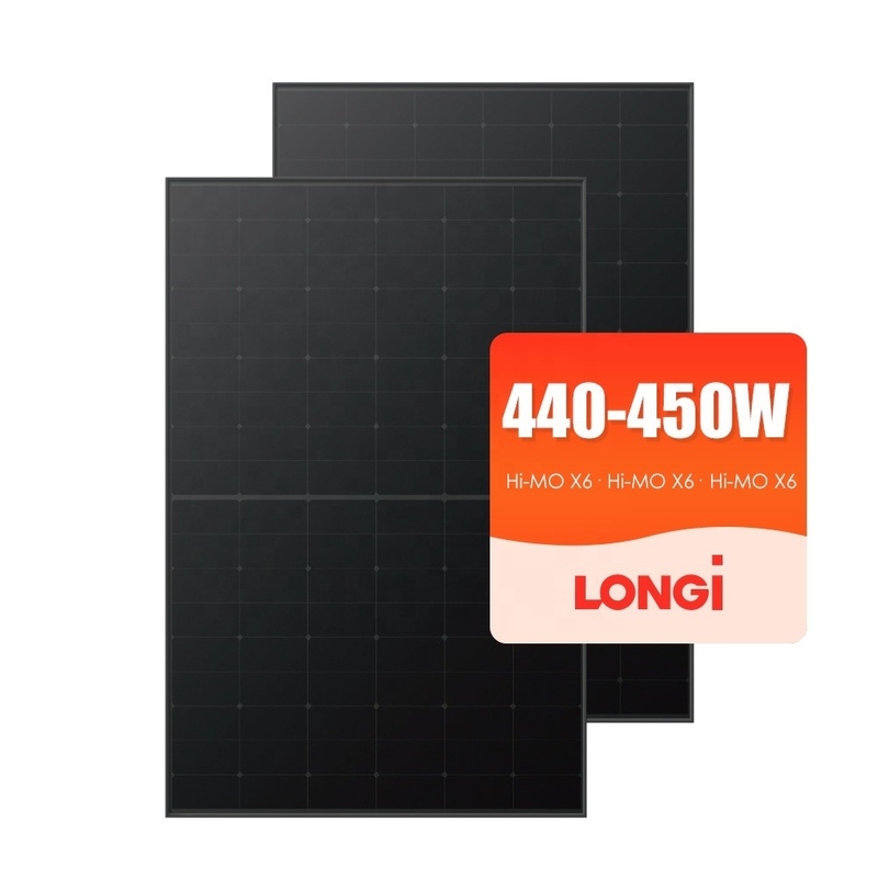 Módulos fotovoltaicos Longi Hi-mo 6 LR5-72HTH 565W 570W 580W 585W Painel solar monocristalino tipo N